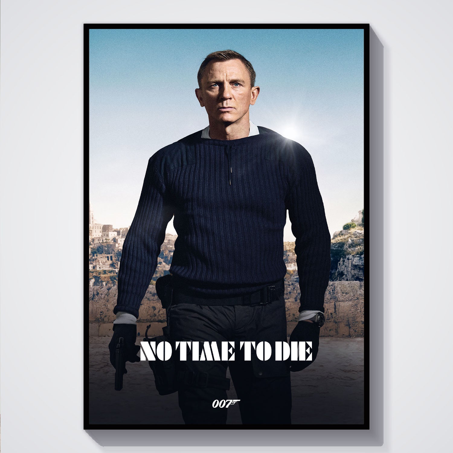 Flex Designs Poster No Time to Die Classic 5 x 7" Home Goods - Movie 2021 Movie Poster