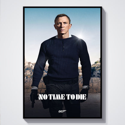 Flex Designs Poster No Time to Die Classic 5 x 7" Home Goods - Movie 2021 Movie Poster