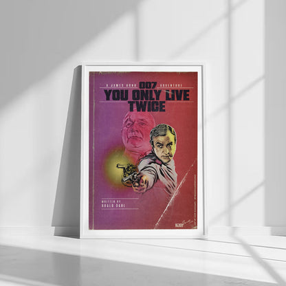 Flex Designs Poster You Only Live Twice Minimalist 8 x 10" Home Goods - Movie 1967 Movie Poster
