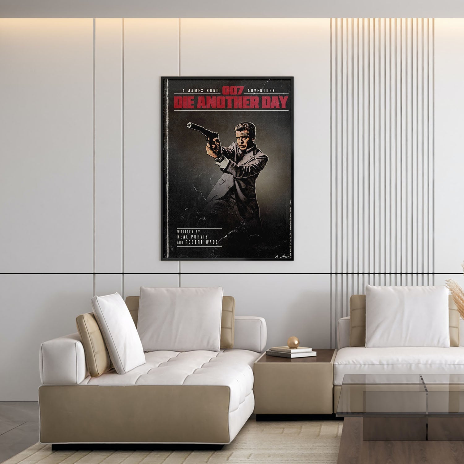 Flex Designs Poster Die Another Day Minimalist 5 x 7" Home Goods - Movie 2002 Movie Poster
