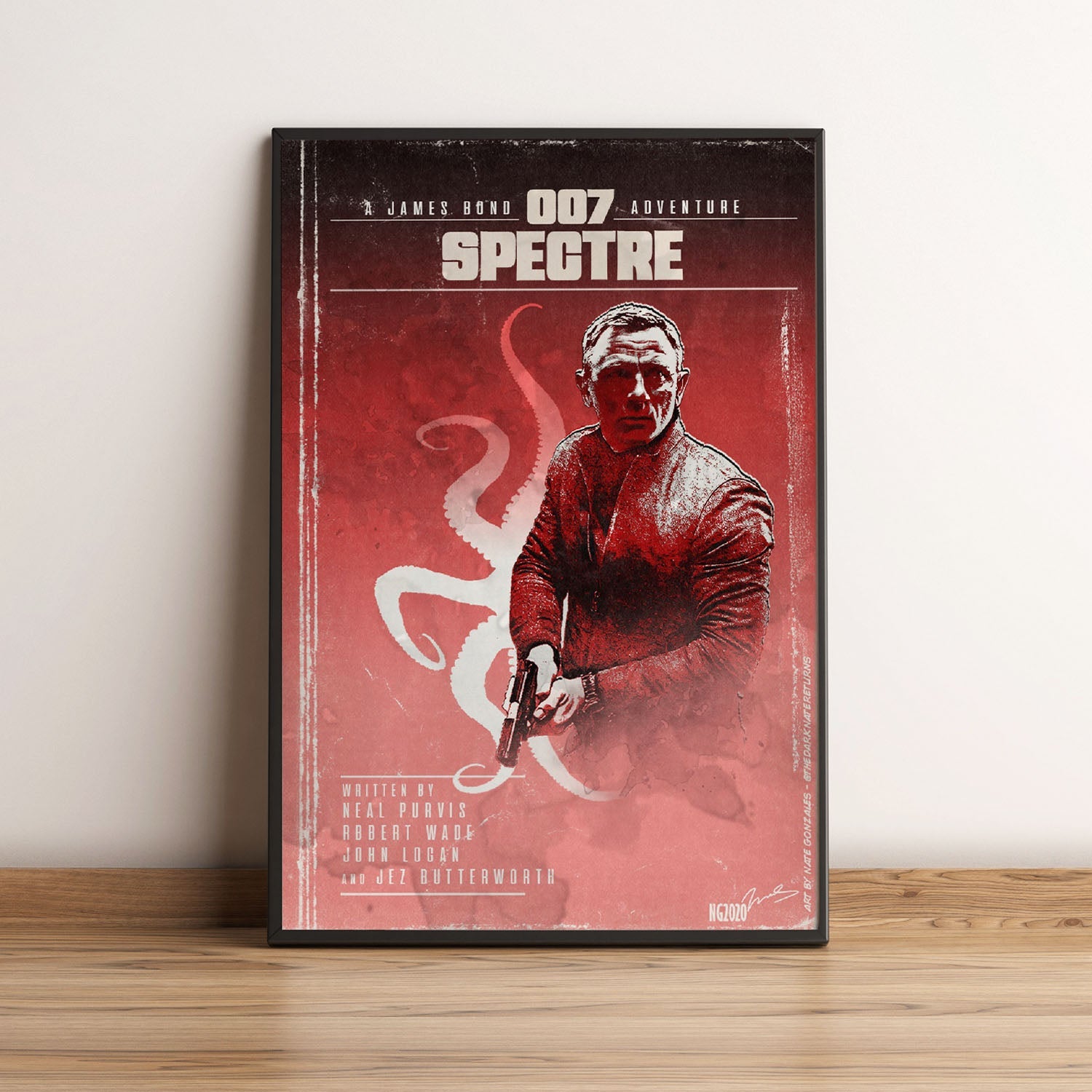 Flex Designs Poster Spectre Minimalist 5 x 7" Home Goods - Movie 2015 Movie Poster