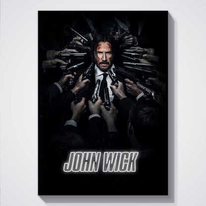 Flex Designs Poster John Wick Cinematic 5 x 7" Home Goods - Movie 2014 Movie Poster