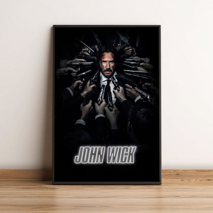 Flex Designs Poster John Wick Cinematic 5 x 7" Home Goods - Movie 2014 Movie Poster