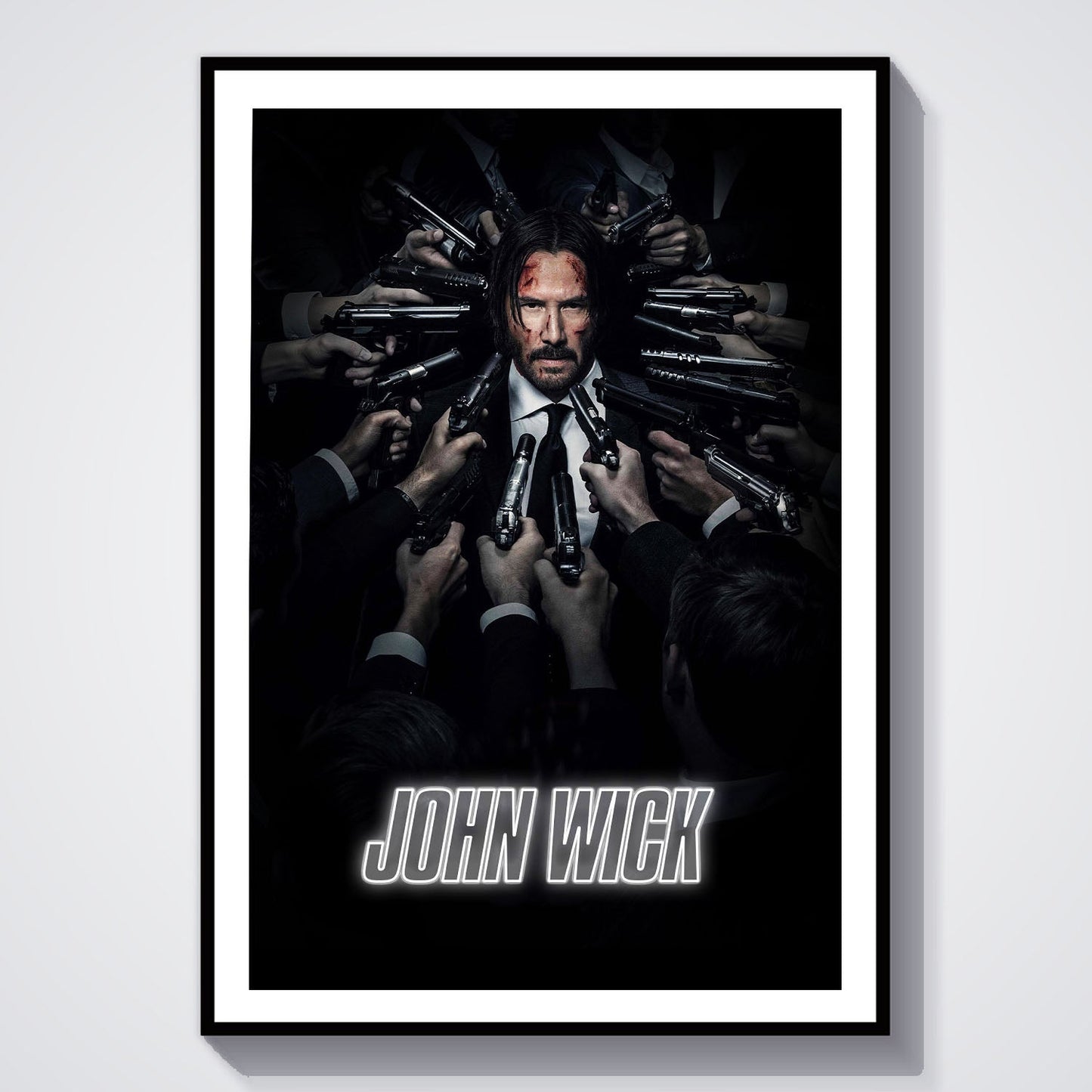 Flex Designs Poster John Wick Cinematic 8 x 10" Home Goods - Movie 2014 Movie Poster