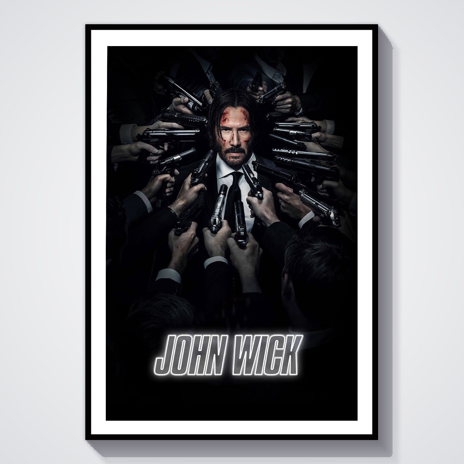 Flex Designs Poster John Wick Cinematic 8 x 10" Home Goods - Movie 2014 Movie Poster