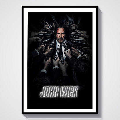 Flex Designs Poster John Wick Cinematic 8 x 10" Home Goods - Movie 2014 Movie Poster