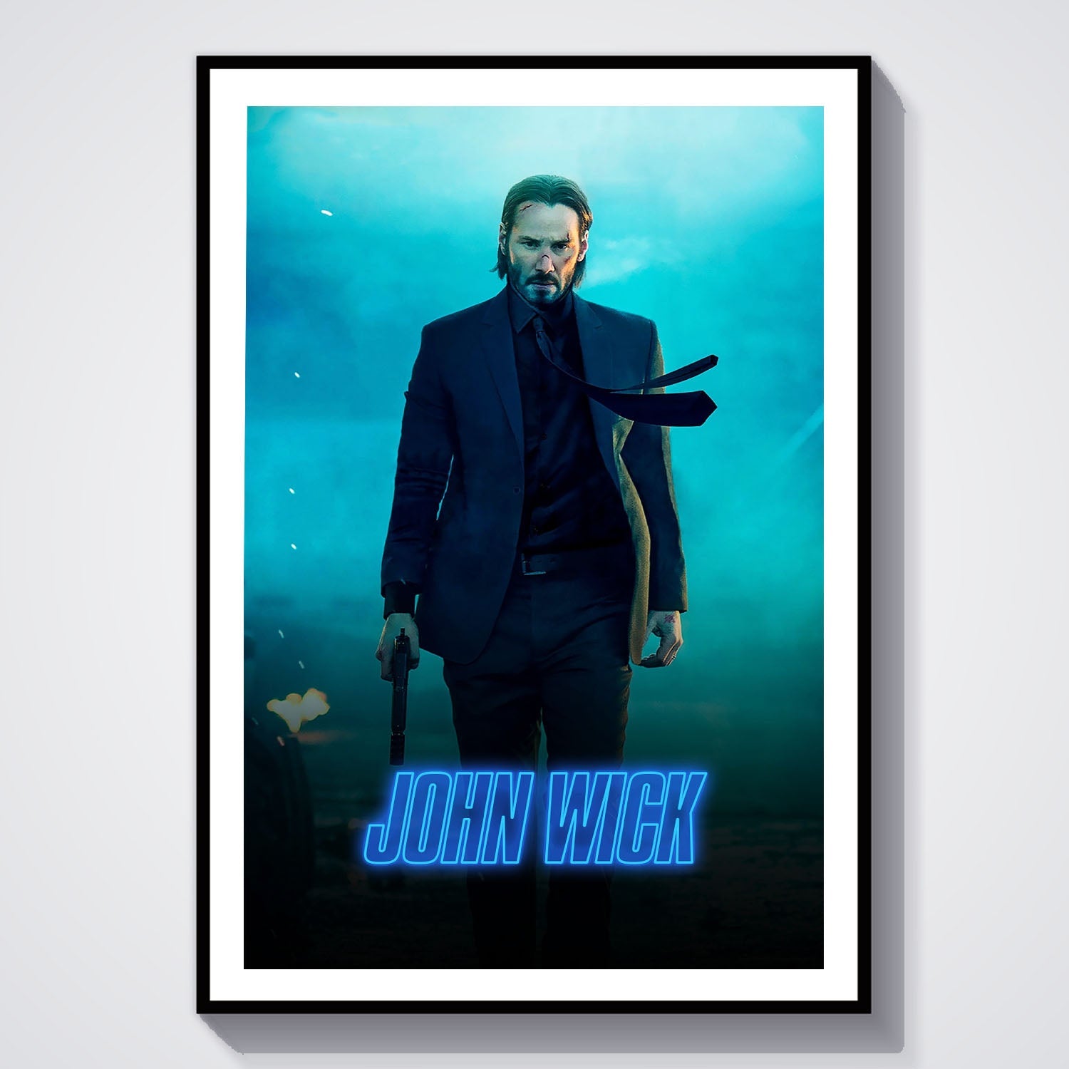 Flex Designs Poster John Wick Classic 8 x 10" Home Goods - Movie 2014 Movie Poster