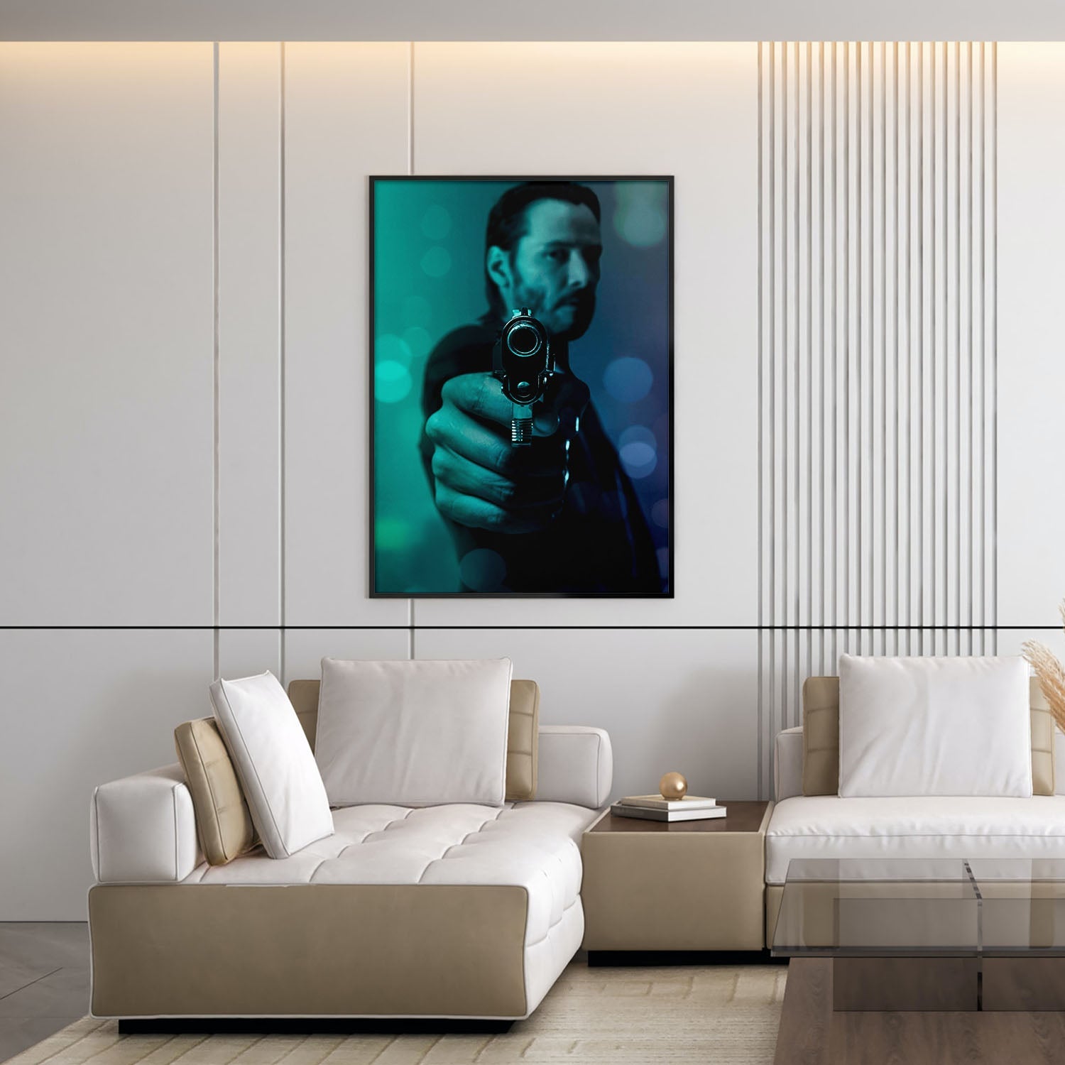 Flex Designs Poster John Wick Key Art 5 x 7" Home Goods - Movie 2014 Movie Poster