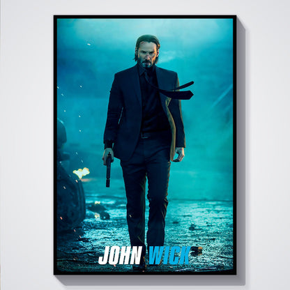 Flex Designs Poster John Wick Theatrical 5 x 7" Home Goods - Movie 2014 Movie Poster