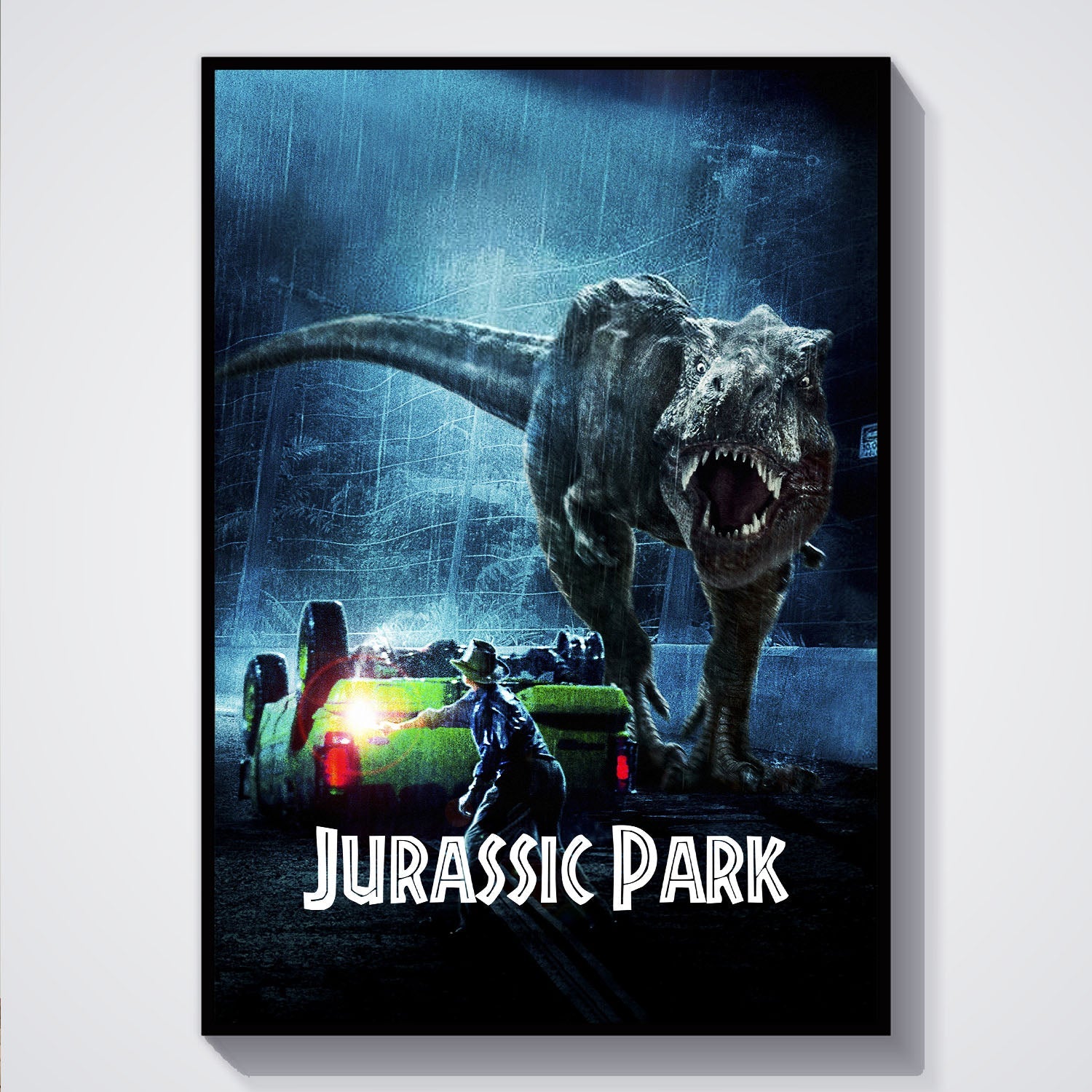 Flex Designs Poster Jurassic Park Classic 5 x 7" Home Goods - Movie 1993 Movie Poster