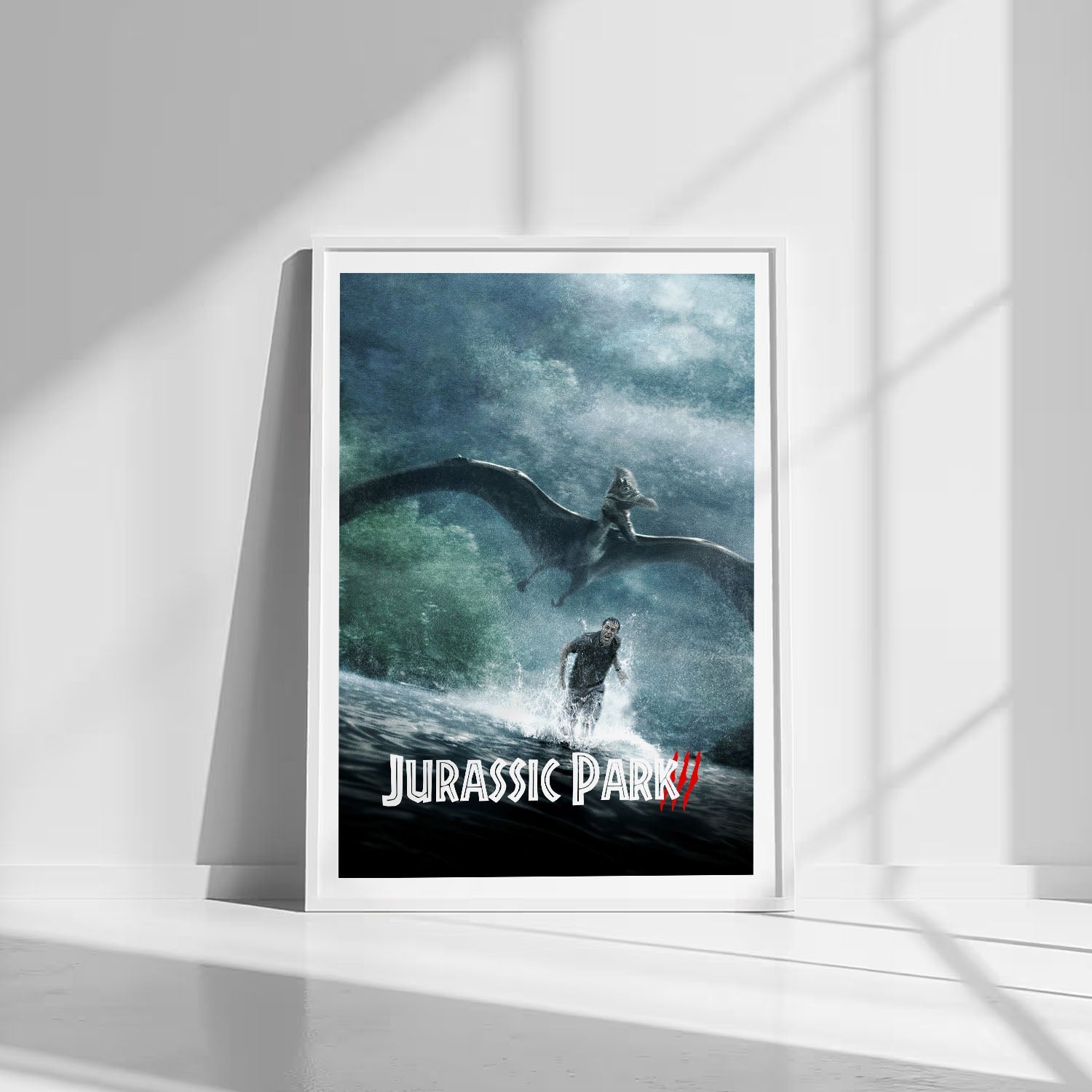 Flex Designs Poster Jurassic Park III Classic 8 x 10" Home Goods - Movie 2001 Movie Poster