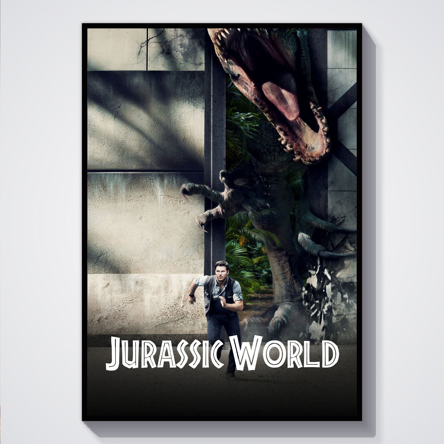 Flex Designs Poster Jurassic World Classic 5 x 7" Home Goods - Movie 2015 Movie Poster