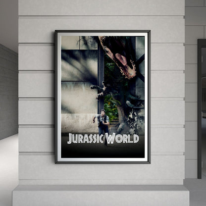 Flex Designs Poster Jurassic World Classic 8 x 10" Home Goods - Movie 2015 Movie Poster