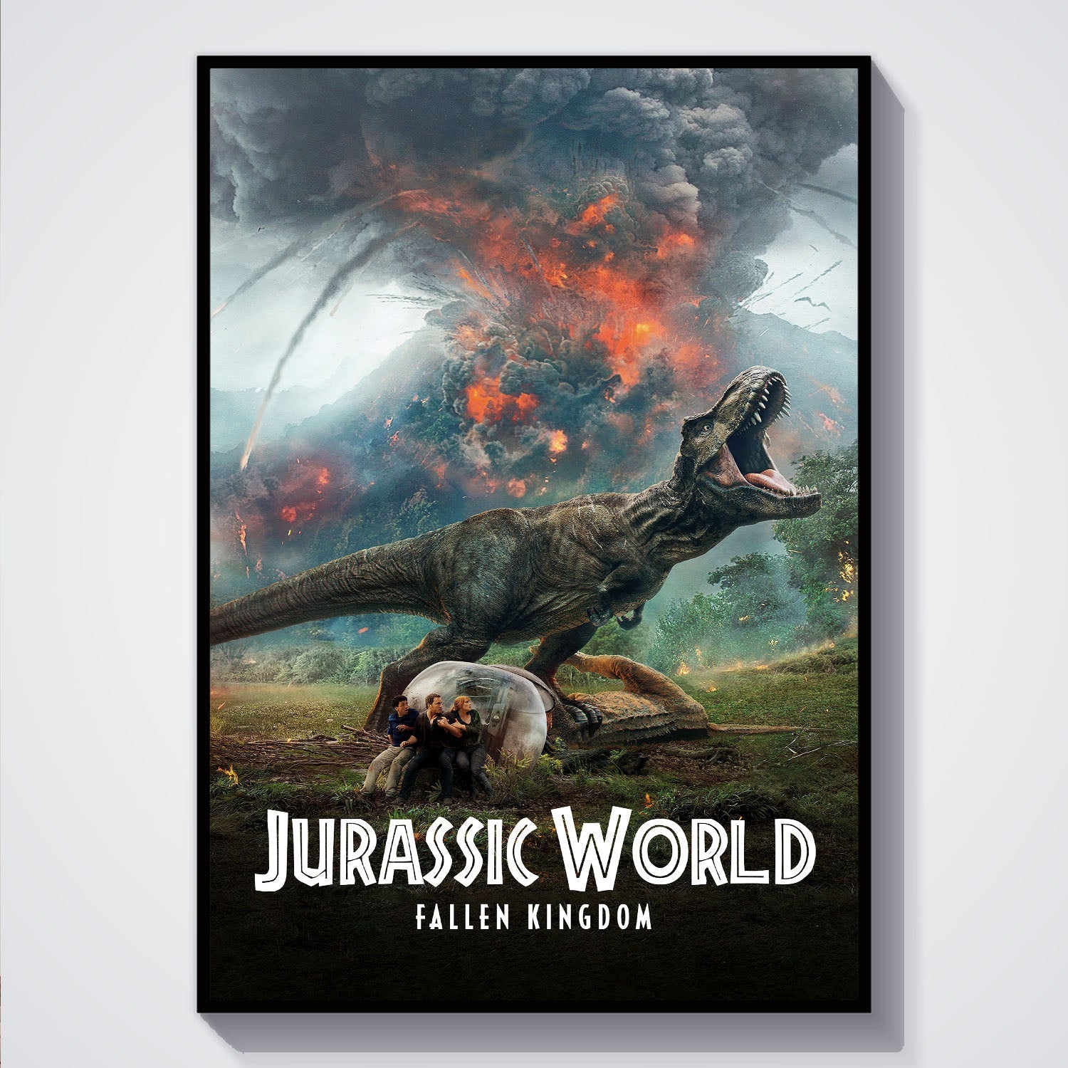 Flex Designs Poster Jurassic World Fallen Kingdom Classic 5 x 7" Home Goods - Movie 2018 Movie Poster
