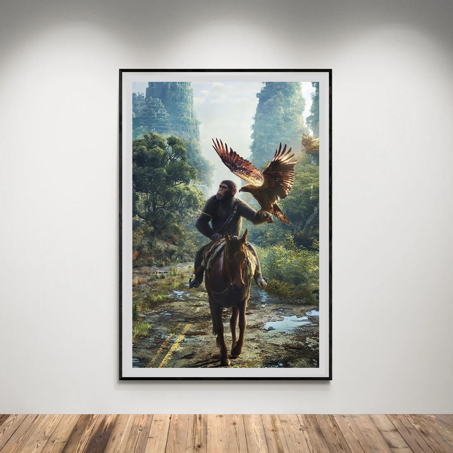 Flex Designs Poster Kingdom of the Planet of the Apes Key Art 5 x 7" Home Goods - Movie 2024 Movie Poster
