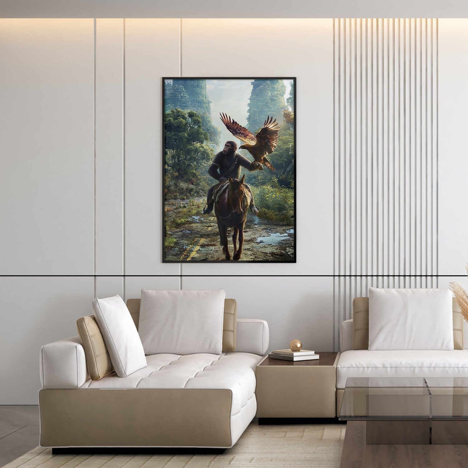 Flex Designs Poster Kingdom of the Planet of the Apes Key Art 5 x 7" Home Goods - Movie 2024 Movie Poster