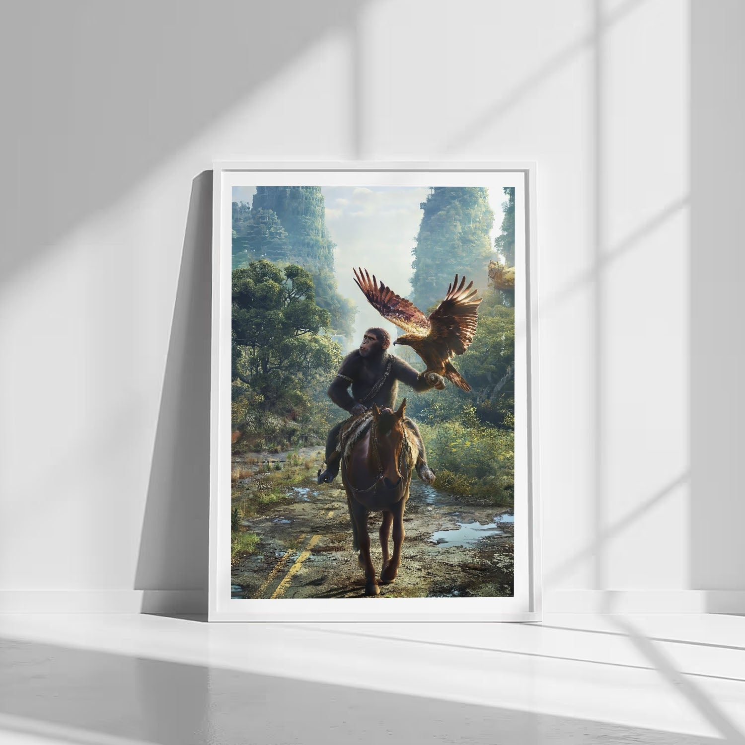 Flex Designs Poster Kingdom of the Planet of the Apes Key Art 8 x 10" Home Goods - Movie 2024 Movie Poster