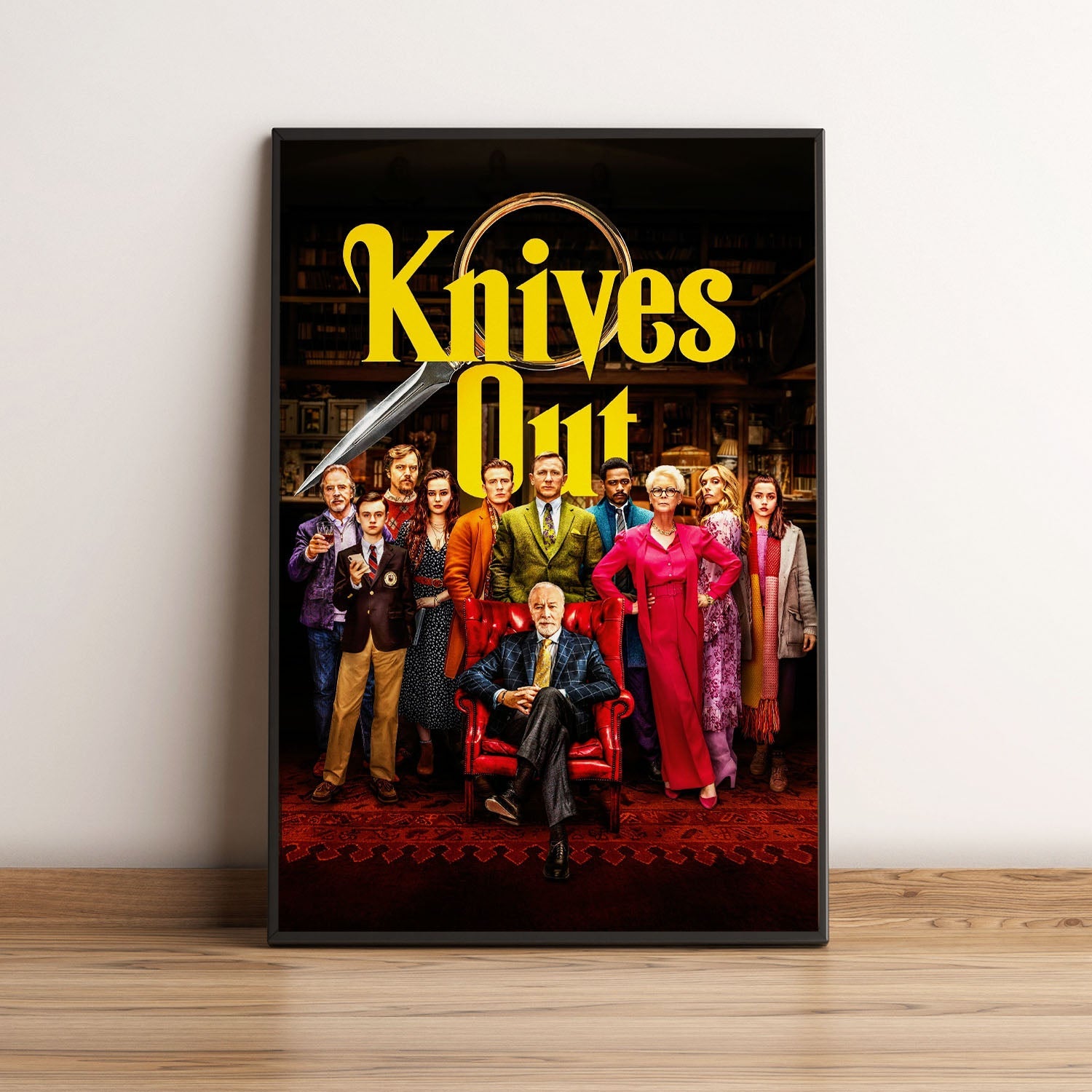 Flex Designs Poster Knives Out 5 x 7" Home Goods - Movie 2019 Movie Poster