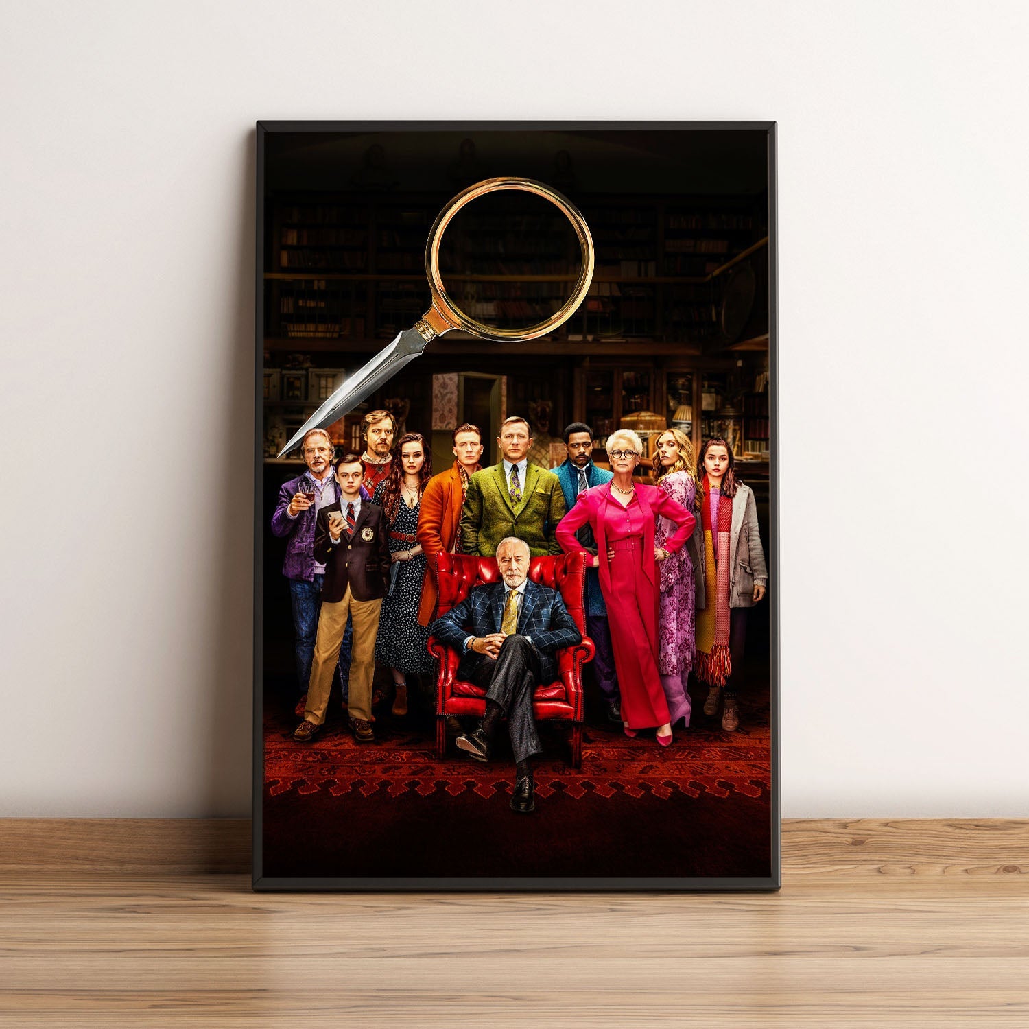 Flex Designs Poster Knives Out Key Art 5 x 7" Home Goods - Movie 2019 Movie Poster