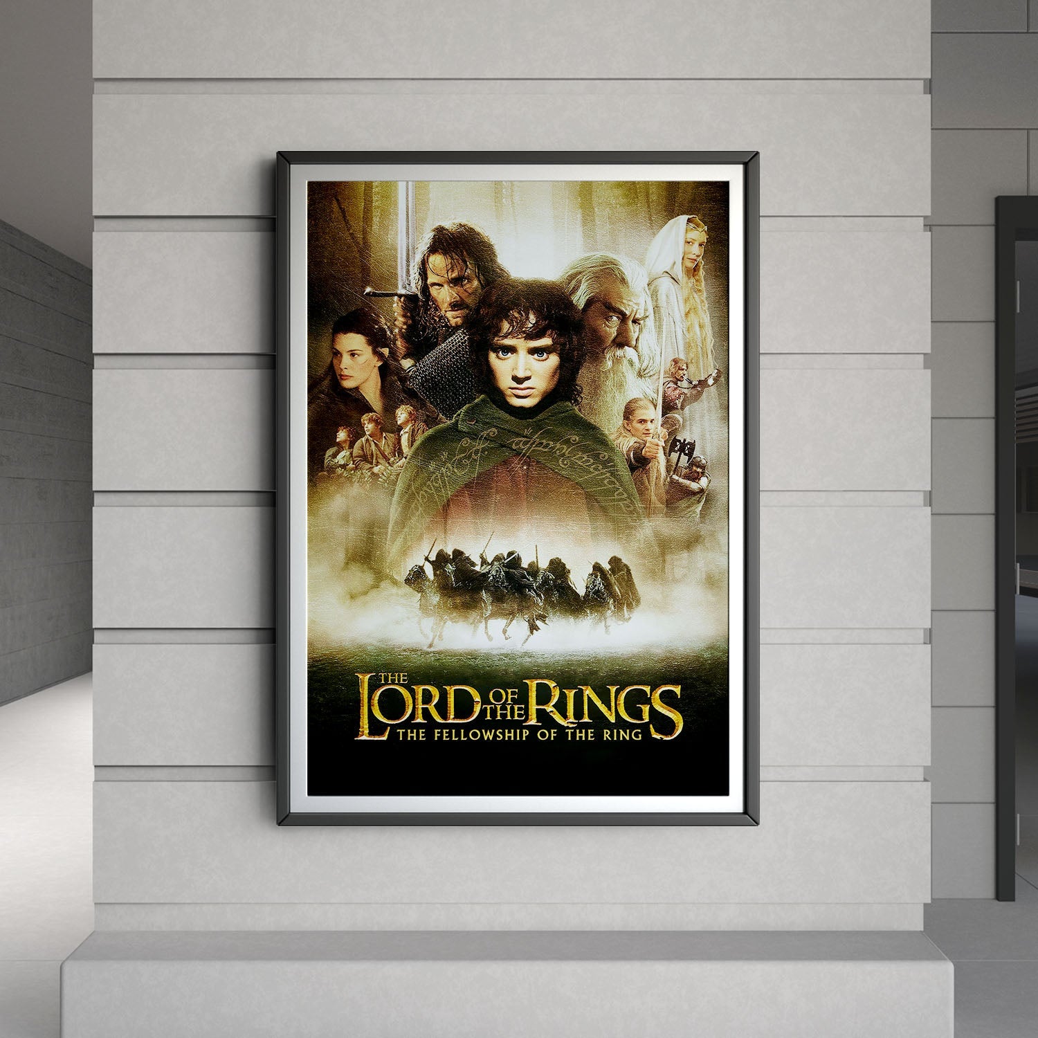 Flex Designs Poster The Lord of the Rings The Fellowship of the Ring 8 x 10" Home Goods - Movie 2001 Movie Poster