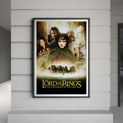 Flex Designs Poster The Lord of the Rings The Fellowship of the Ring 8 x 10" Home Goods - Movie 2001 Movie Poster