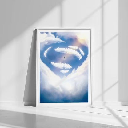 Flex Designs Poster Man of Steel Symbol 8 x 10" Home Goods - Movie 2013 Movie Poster