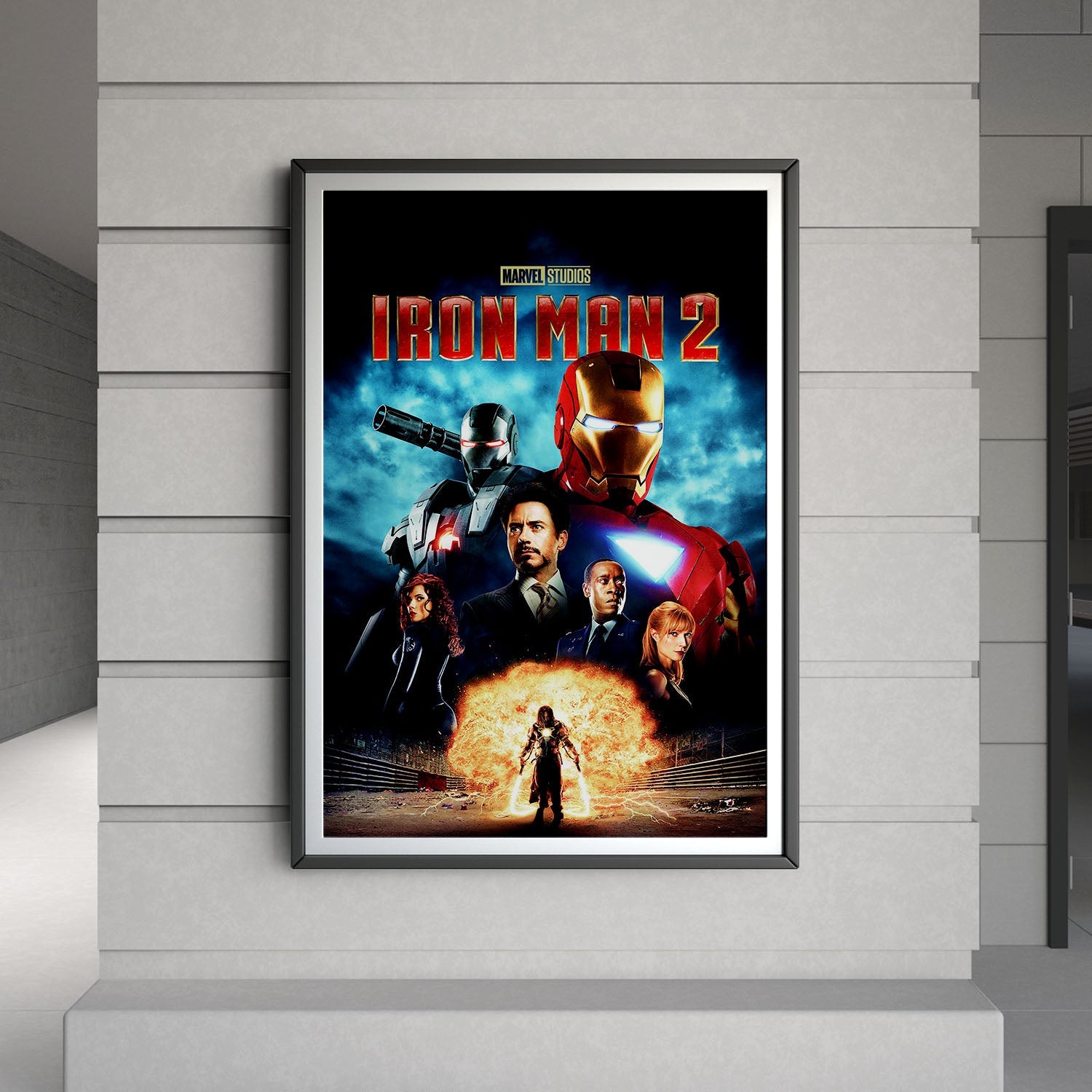 Flex Designs Poster Iron Man 2 8 x 10" Home Goods - Movie 2010 Movie Poster