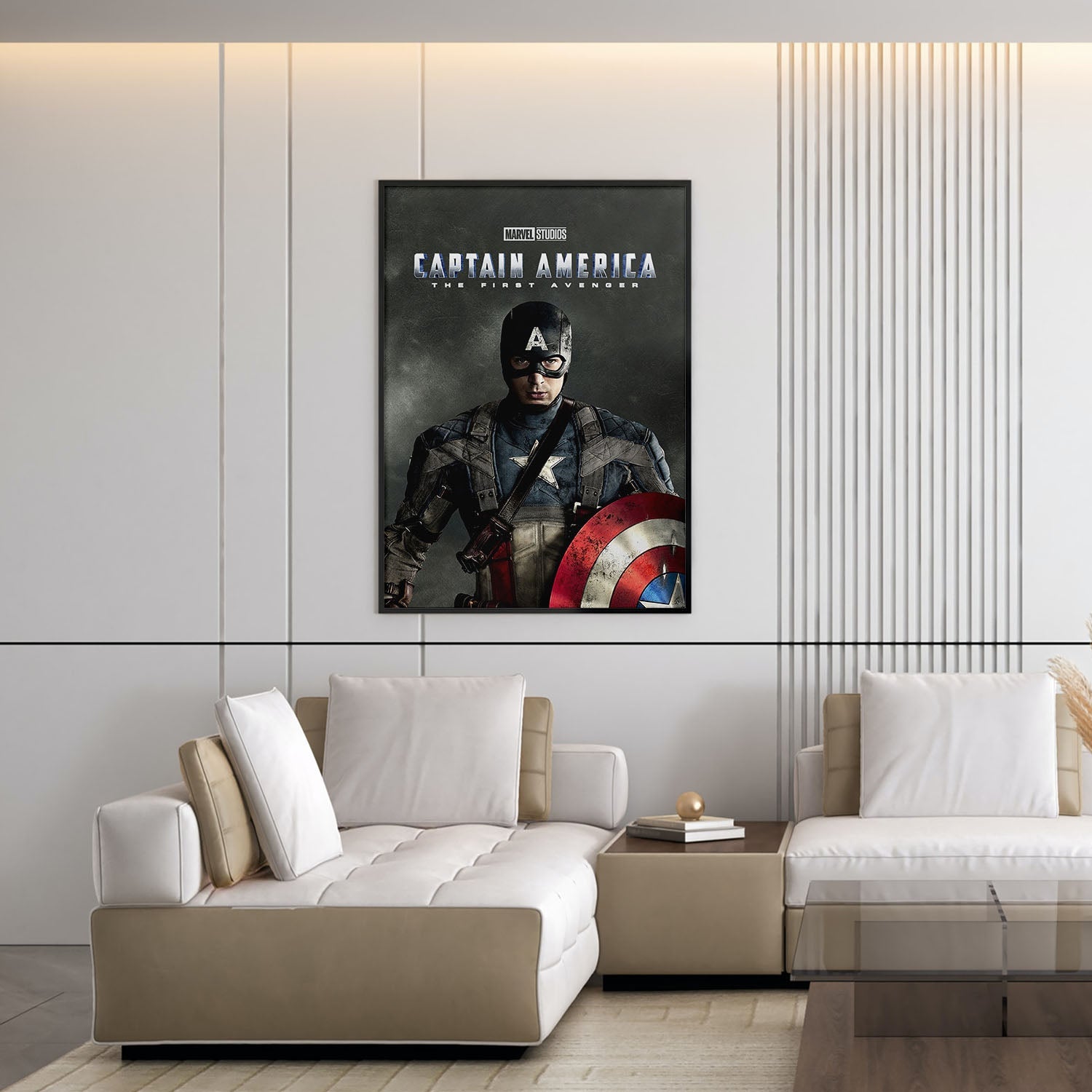 Flex Designs Poster Captain America The First Avenger 5 x 7" Home Goods - Movie 2011 Movie Poster