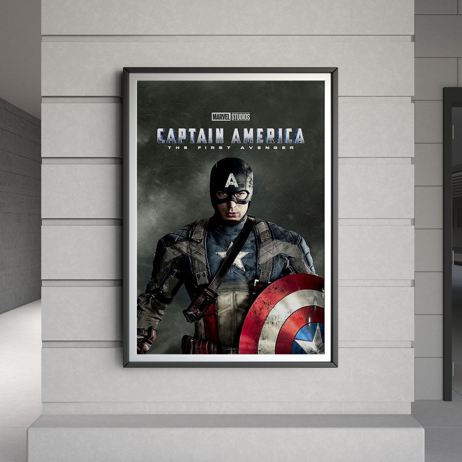 Flex Designs Poster Captain America The First Avenger 8 x 10" Home Goods - Movie 2011 Movie Poster