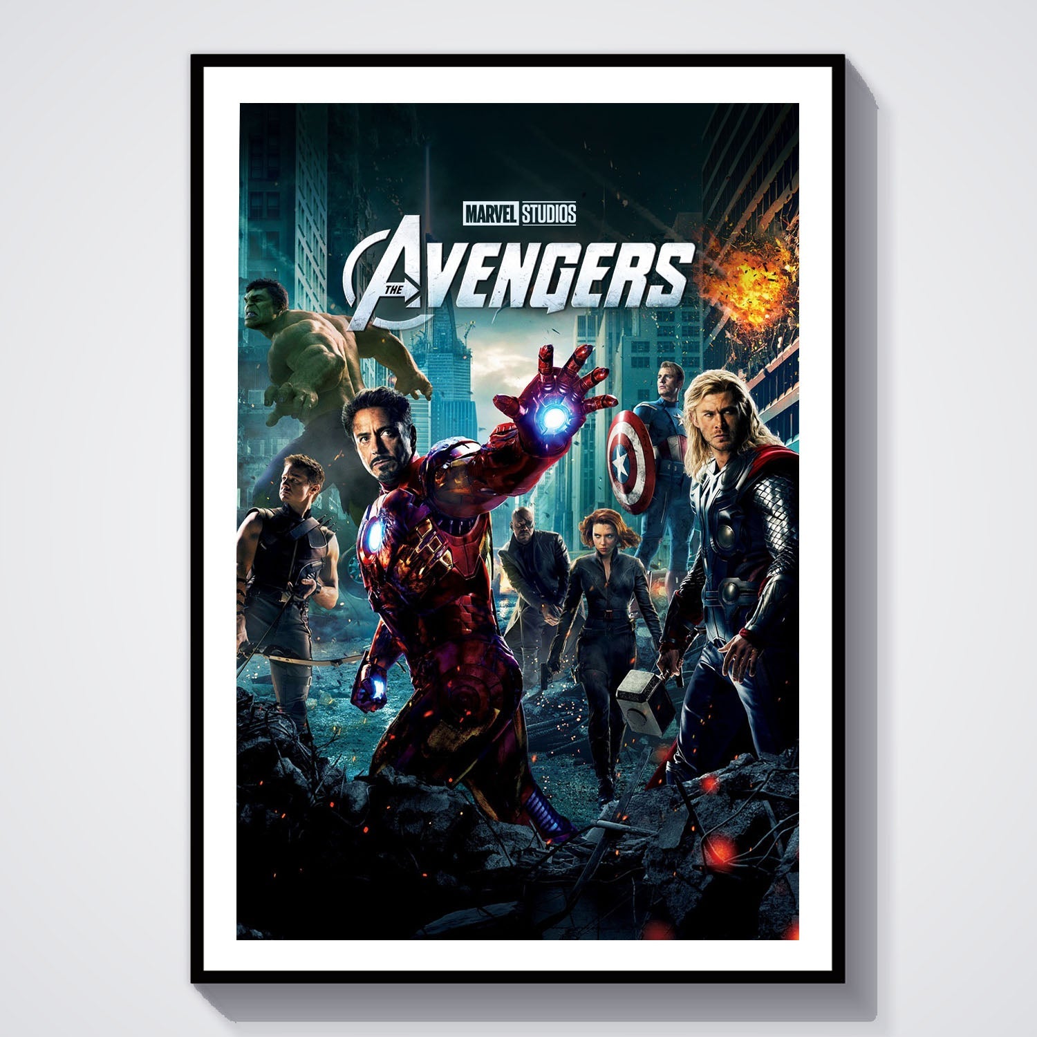 Flex Designs Poster The Avengers 8 x 10" Home Goods - Movie 2012 Movie Poster