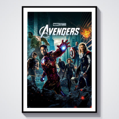 Flex Designs Poster The Avengers 8 x 10" Home Goods - Movie 2012 Movie Poster