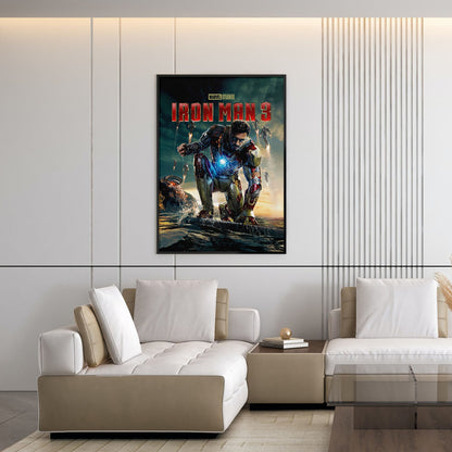 Flex Designs Poster Iron Man 3 5 x 7" Home Goods - Movie 2013 Movie Poster