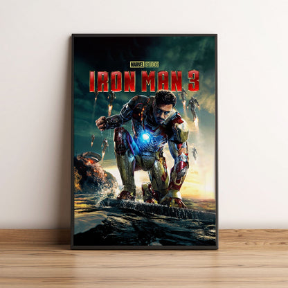Flex Designs Poster Iron Man 3 5 x 7" Home Goods - Movie 2013 Movie Poster