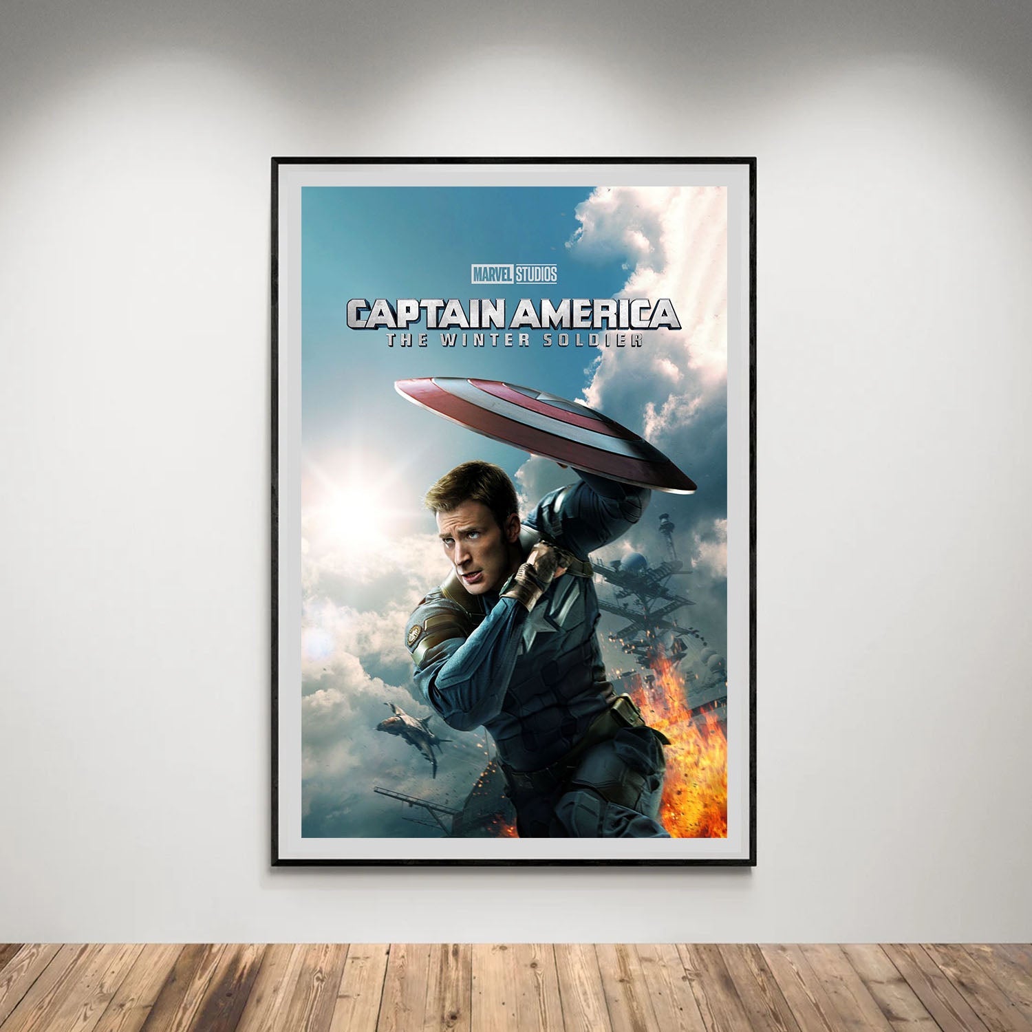 Flex Designs Poster Captain America The Winter Soldier 5 x 7" Home Goods - Movie 2014 Movie Poster
