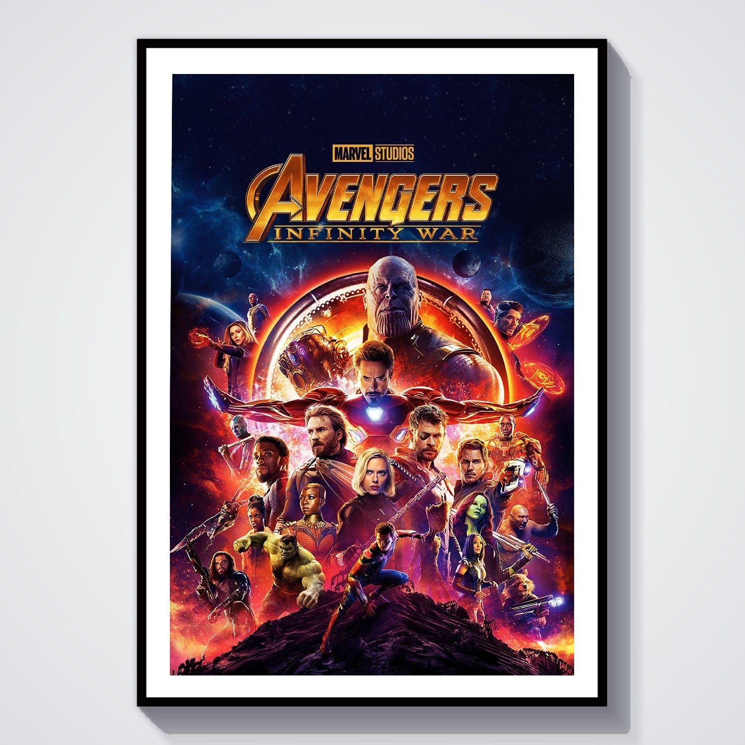 Flex Designs Poster Avengers Infinity War 8 x 10" Home Goods - Movie 2018 Movie Poster