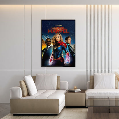 Flex Designs Poster Captain Marvel 5 x 7" Home Goods - Movie 2019 Movie Poster
