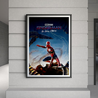 Flex Designs Poster Spider-Man No Way Home 8 x 10" Home Goods - Movie 2021 Movie Poster