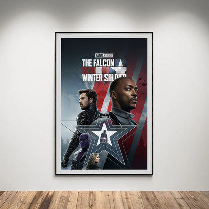 Flex Designs Poster The Falcon and the Winter Soldier 5 x 7" Home Goods - Movie 2021 Movie Poster