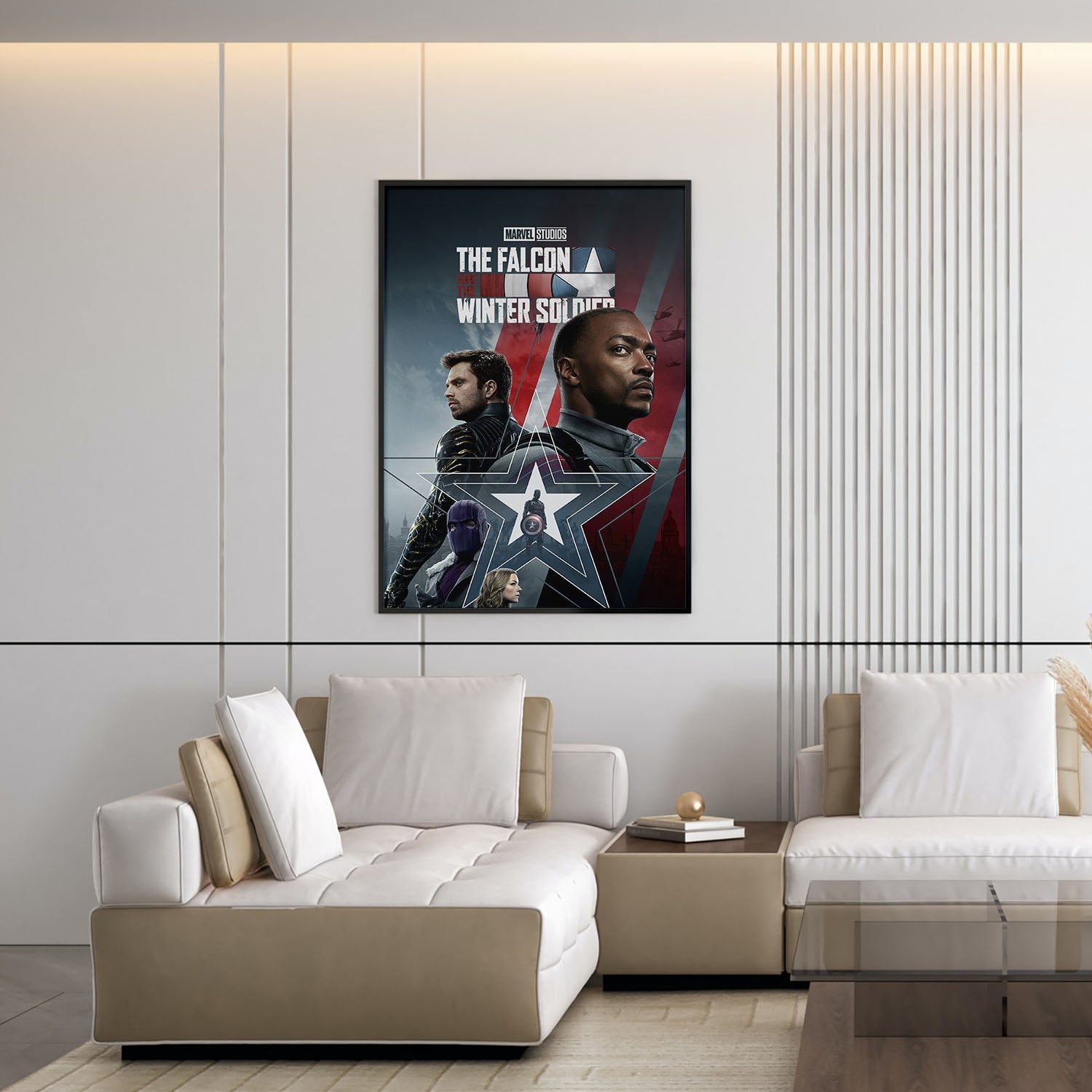 Flex Designs Poster The Falcon and the Winter Soldier 5 x 7" Home Goods - Movie 2021 Movie Poster