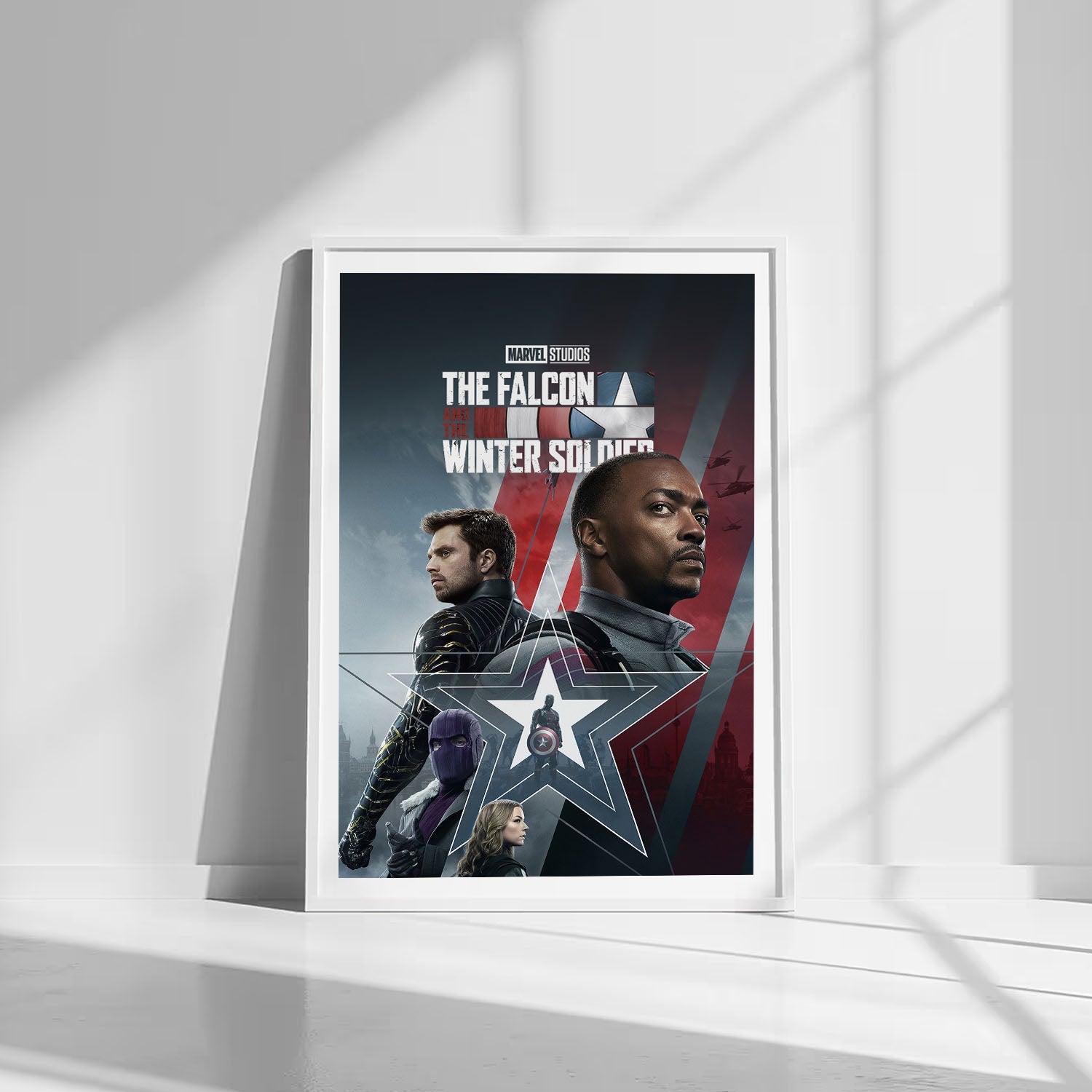 Flex Designs Poster The Falcon and the Winter Soldier 8 x 10" Home Goods - Movie 2021 Movie Poster