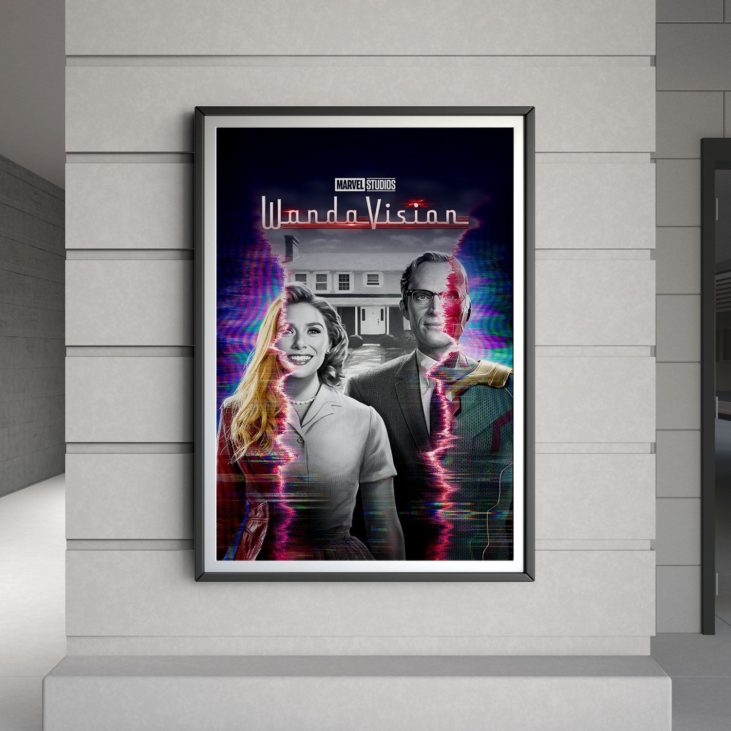 Flex Designs Poster WandaVision 8 x 10" Home Goods - Movie 2021 Movie Poster