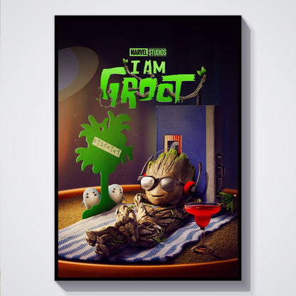 Flex Designs Poster I Am Groot 5 x 7" Home Goods - Movie 2022 Movie Poster