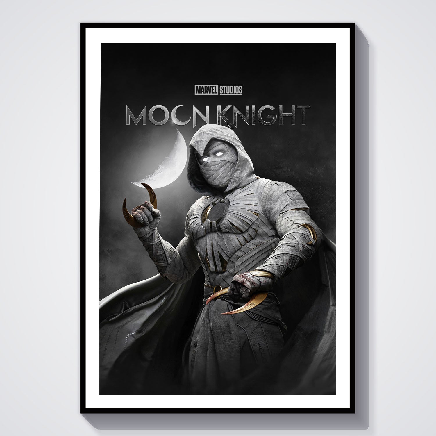 Flex Designs Poster Moon Knight 8 x 10" Home Goods - Movie 2022 Movie Poster