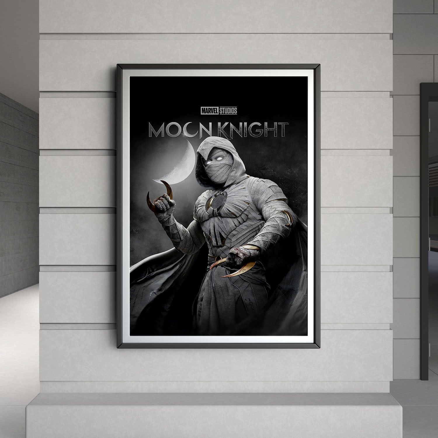 Flex Designs Poster Moon Knight 8 x 10" Home Goods - Movie 2022 Movie Poster