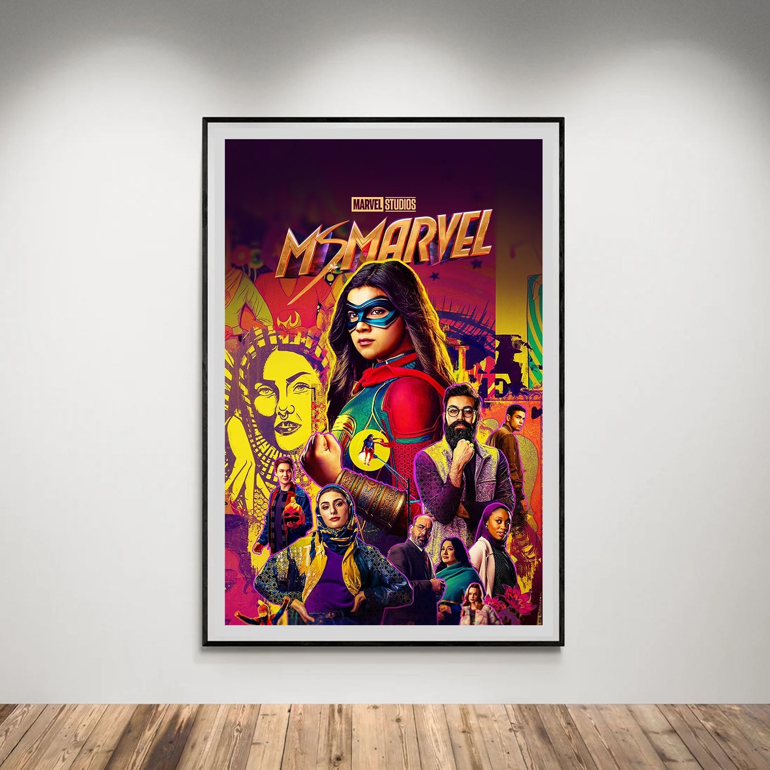 Flex Designs Poster Ms Marvel 5 x 7" Home Goods - Movie 2022 Movie Poster