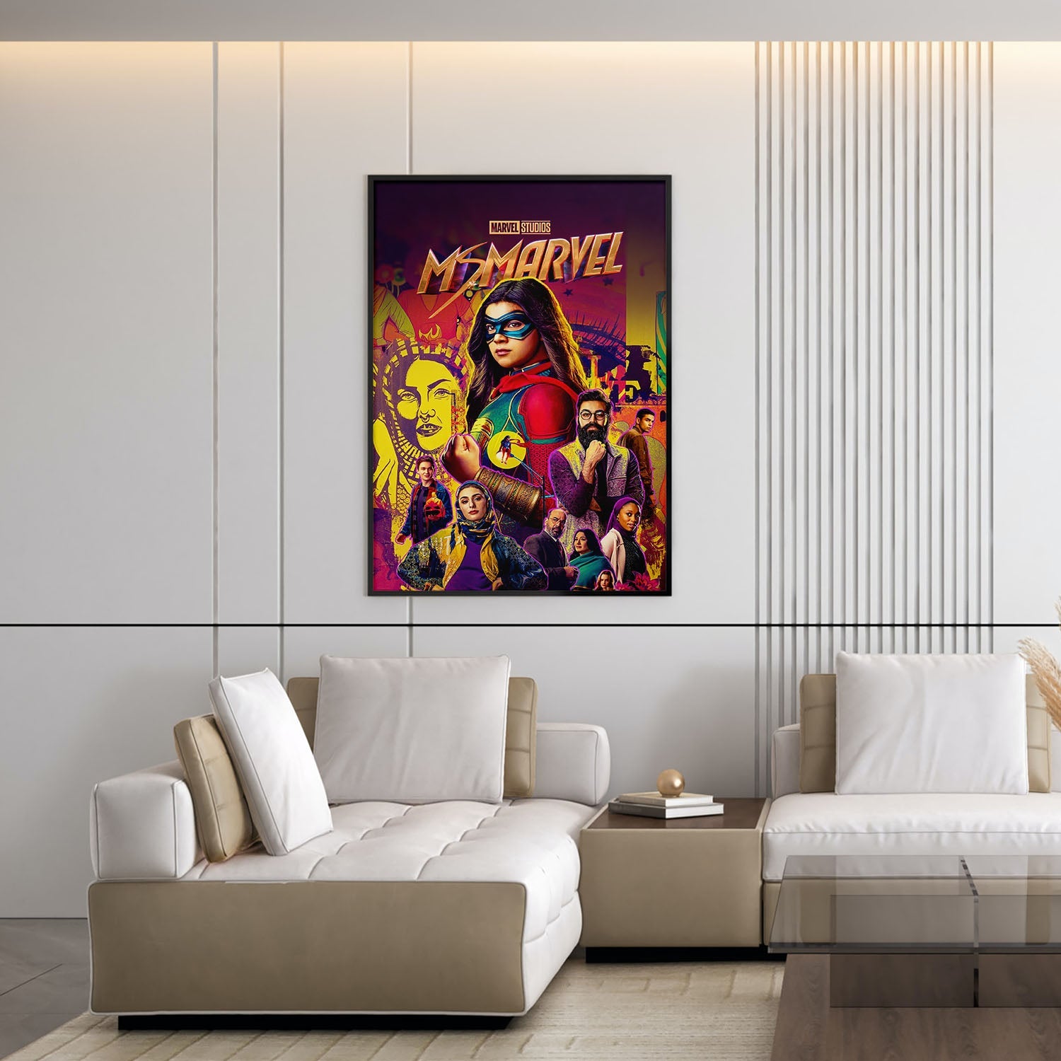 Flex Designs Poster Ms Marvel 5 x 7" Home Goods - Movie 2022 Movie Poster