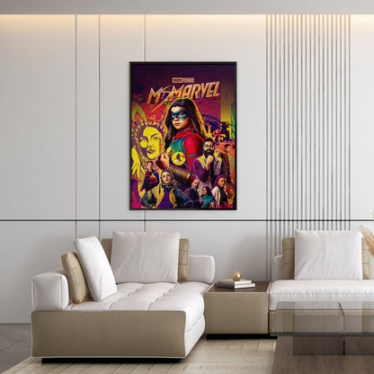 Flex Designs Poster Ms Marvel 5 x 7" Home Goods - Movie 2022 Movie Poster
