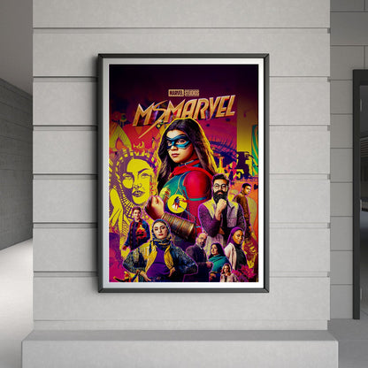 Flex Designs Poster Ms Marvel 8 x 10" Home Goods - Movie 2022 Movie Poster