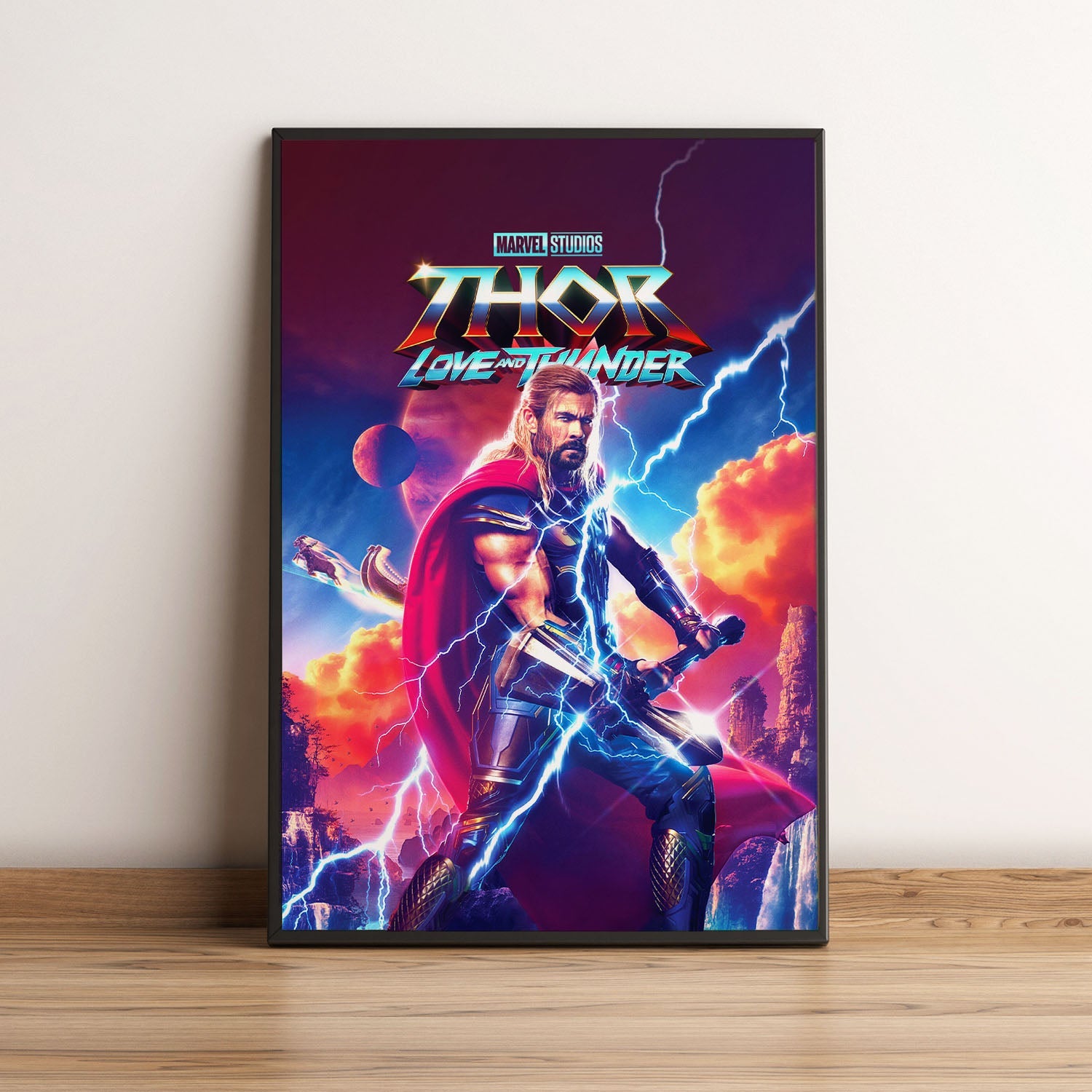 Flex Designs Poster Thor Love and Thunder 5 x 7" Home Goods - Movie 2022 Movie Poster