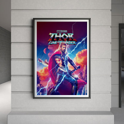 Flex Designs Poster Thor Love and Thunder 8 x 10" Home Goods - Movie 2022 Movie Poster